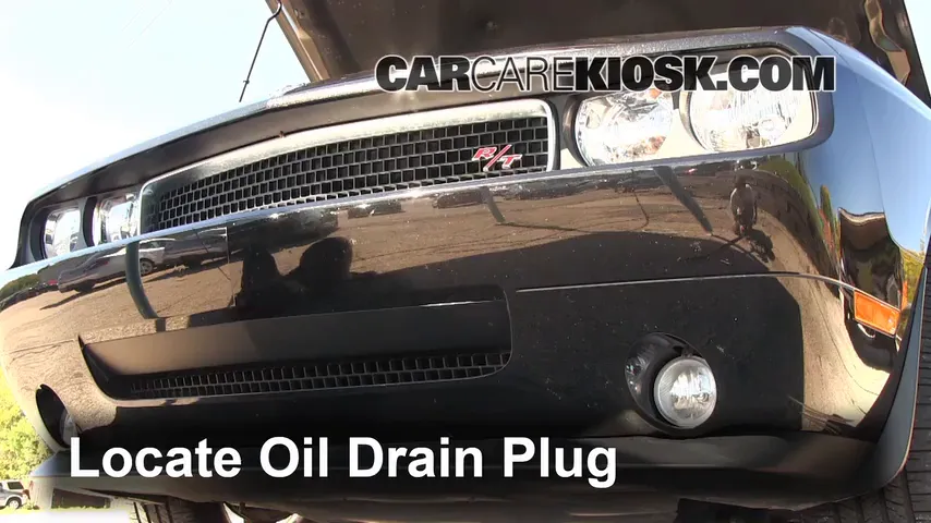 2010 Dodge Challenger RT 5.7L V8 Oil Change Oil and Oil Filter